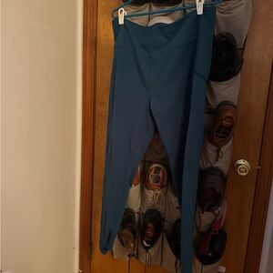 Teal High-Waisted Leggings